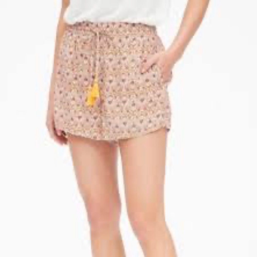 3 For $30 GAP Flowy Printed Shorts Orange and Yellow
